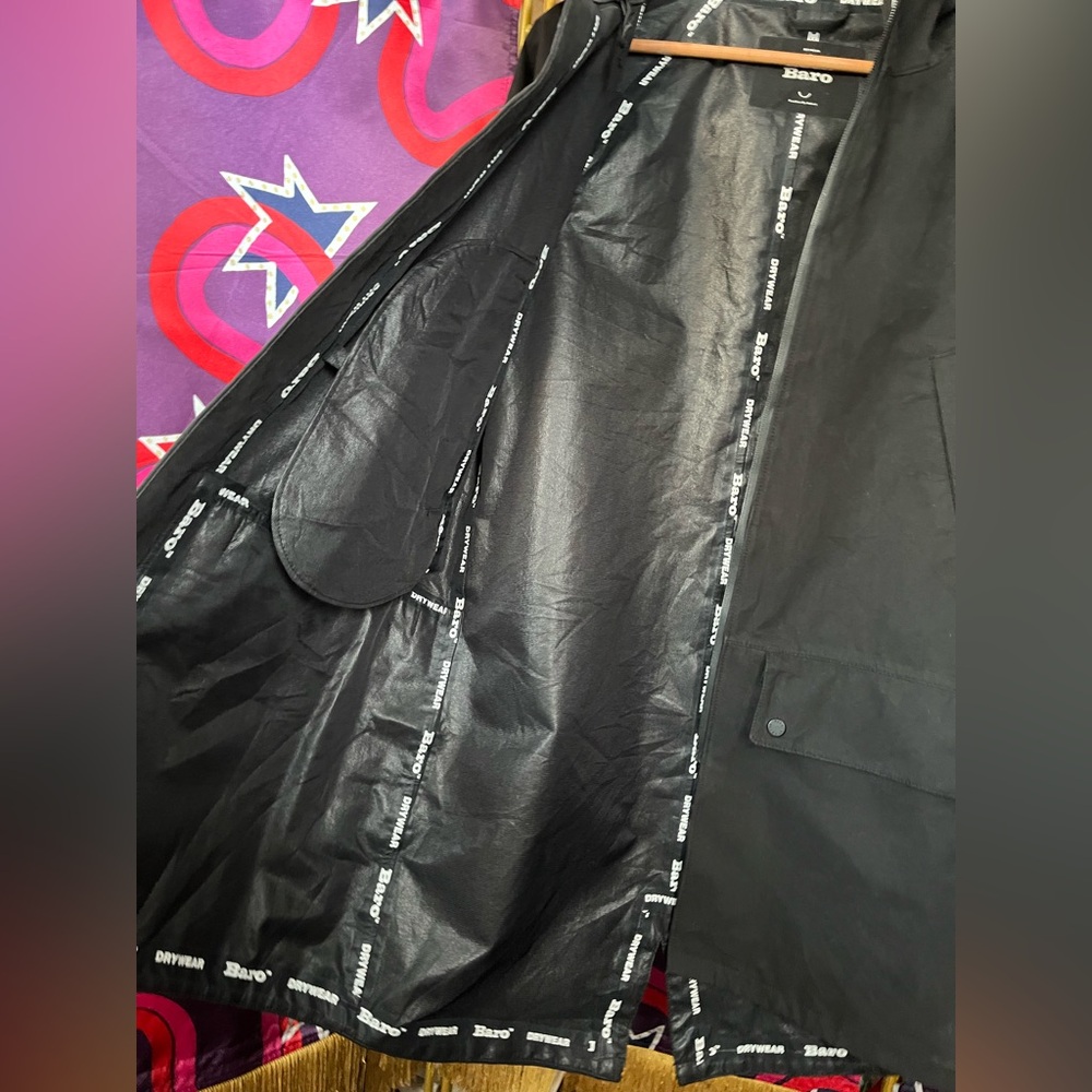 Baro Brockton Jacket Drywear Military Fishtail Black Coat Waterproof Technical - Picture 6 of 16